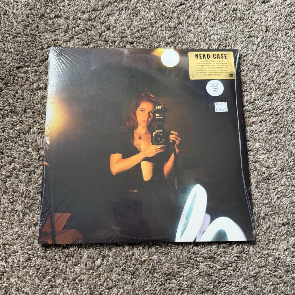 NEKO CASE Wild Creatures NEW SEALED Gtfd LimitED Double OPAQUE ORANGE Vinyl 2 LP